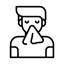 Allergy treatment icon